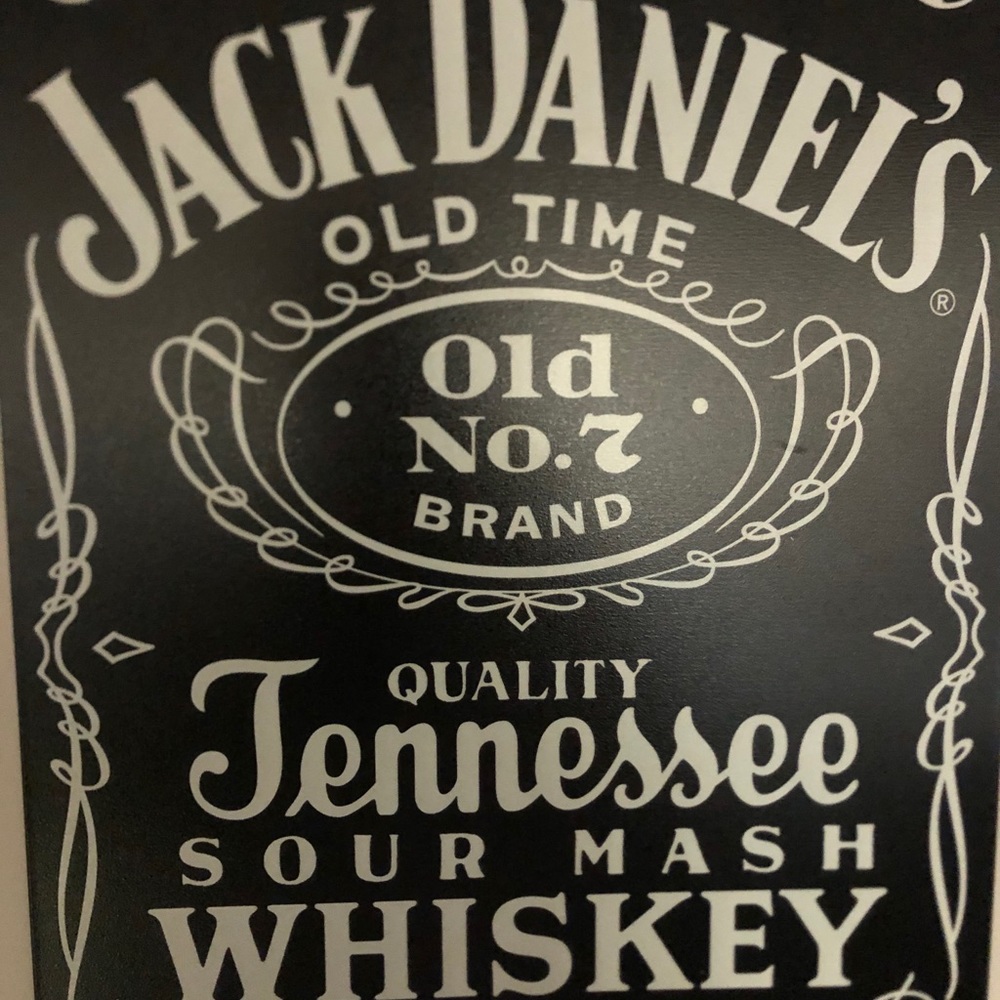 Jack Daniels Tennessee Whisky Metal Sign